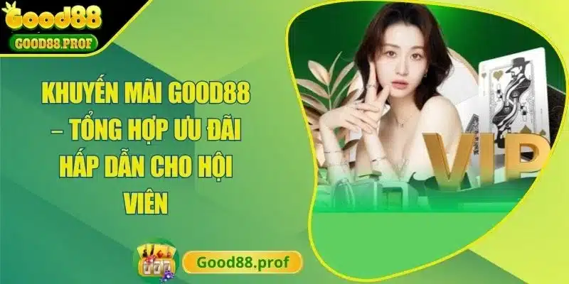 Khuyến Mãi Good88 – Tổng Hợp Ưu Đãi Hấp Dẫn Cho Hội Viên