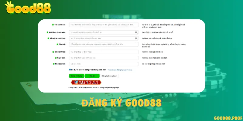 Đăng ký Good88
